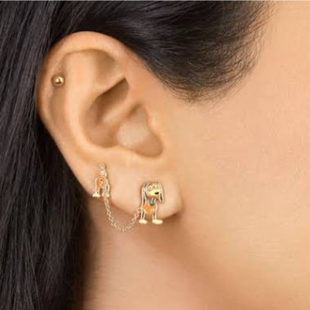 BaubleBar Toy‎ Story Slinky Dog Earrings - Brown